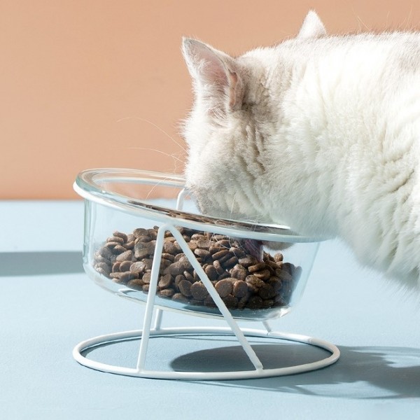 제이코 유리 강아지밥그릇 고양이밥그릇 물그릇 1구 2구