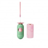 냥슬아치 강아지 배변봉투 똥츄 케이스 플라워 디스펜서