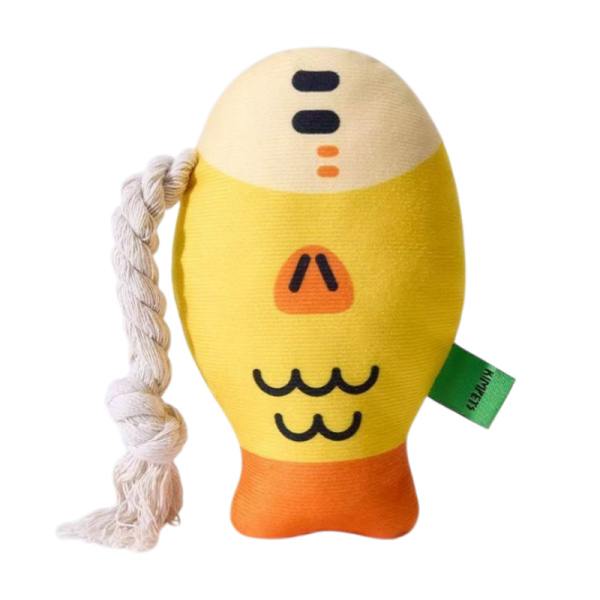 냥슬아치 강아지 터그놀이 이갈이 붕어 장난감 삑삑이