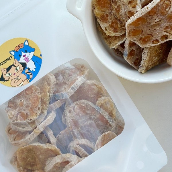 페오펫몰,바삭바삭 닭고기 품은 연근칩