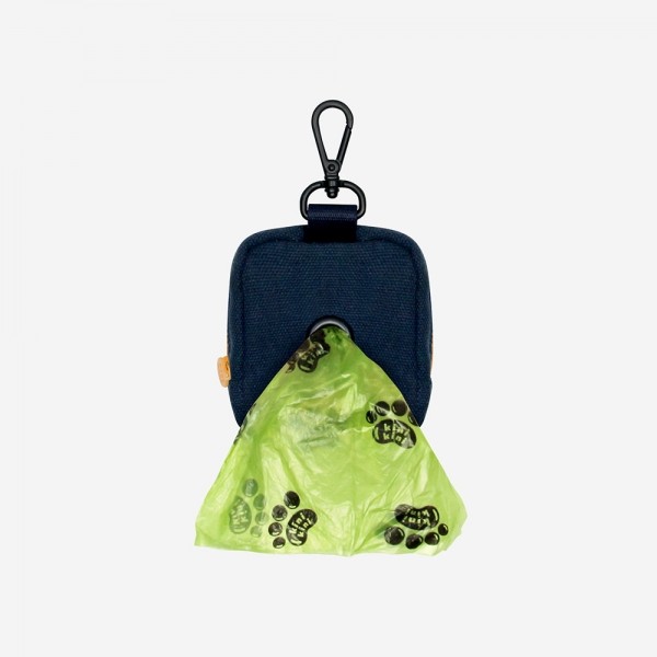페오펫몰,[댕냥데이특가] SIGNATURE LOGO ZIPPER POOP BAG-NAVY(풉백)