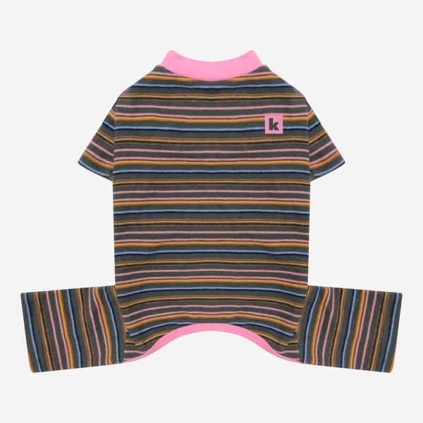 페오펫몰,KINI STRIPE ALL IN ONE-CHARCOAL(올인원)