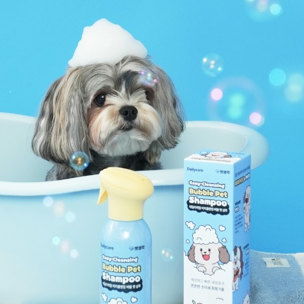 페오펫몰,펫생각 데일리케얼 이지클렌징 버블 펫 샴푸 300ml
