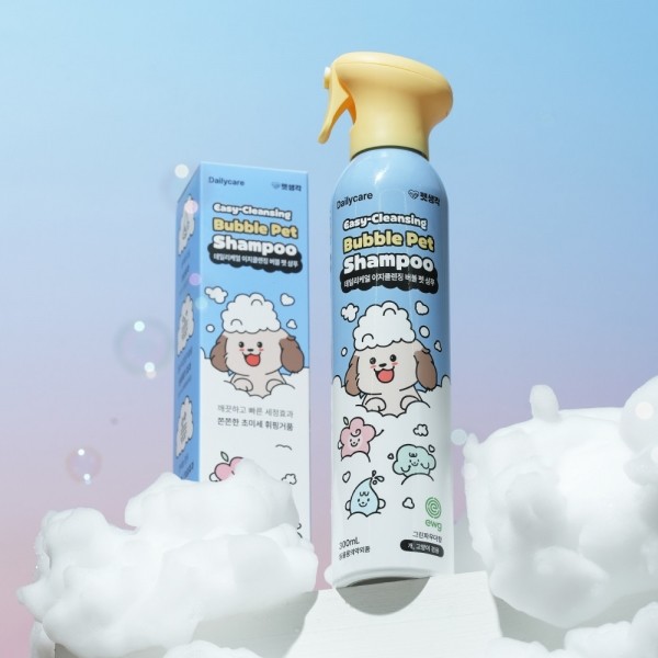 페오펫몰,펫생각 데일리케얼 이지클렌징 버블 펫 샴푸 300ml