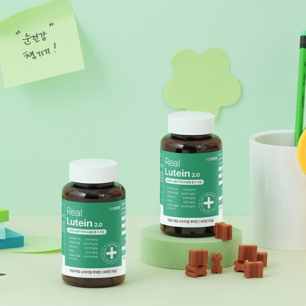 페오펫몰,펫생각 강아지 눈 눈물자국 냄새 백내장 루테인 영양제 120g