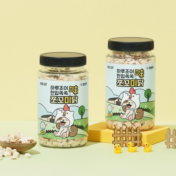 페오펫몰,펫생각 강아지 간식 한입쏙쏙 대용량 노즈워크 훈련용 보상간식 치킨 트릿 55g