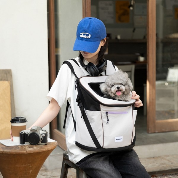 페오펫몰,로띠에 하이드림 핸즈프리 프론트백 강아지 고양이 앞가방 애견 이동가방