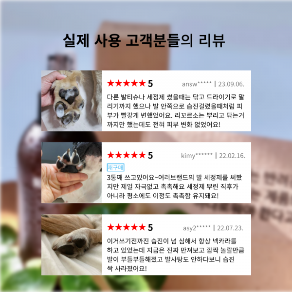 페오펫몰,리꼬르소 워클리 워터리스 풋클리너 발세정제 [국내 최저가]