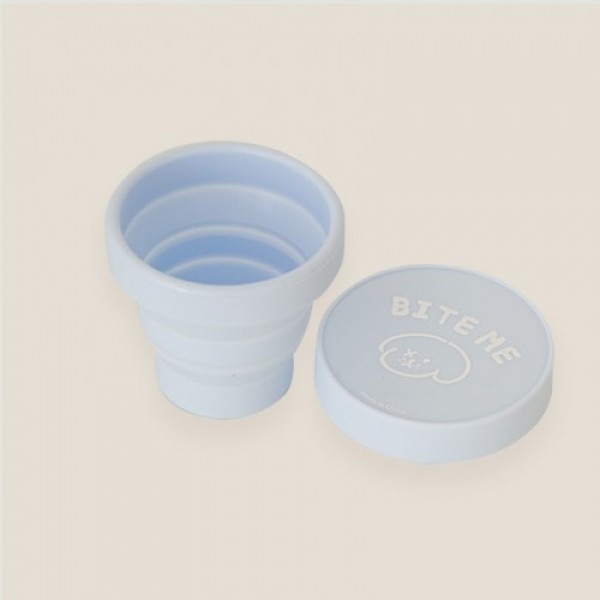 페오펫몰,[바잇미] 접이식 실리콘 휴대용 물컵 파스텔 4칼라