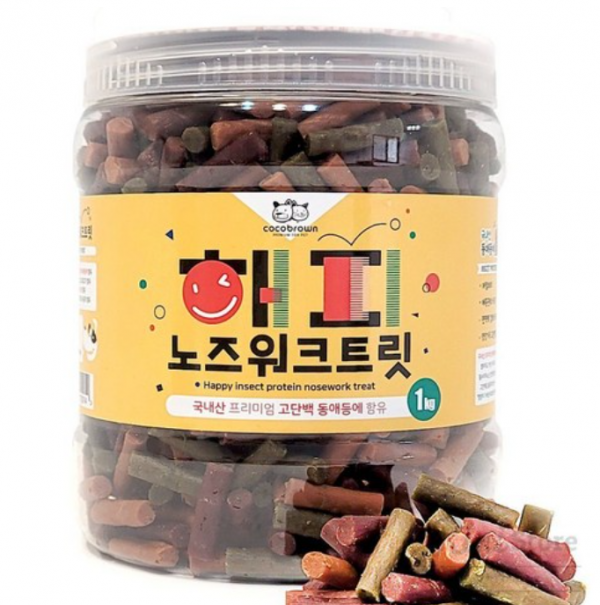페오펫몰,[코코브라운] 해피 인섹트 트릿 1kg [최저가]