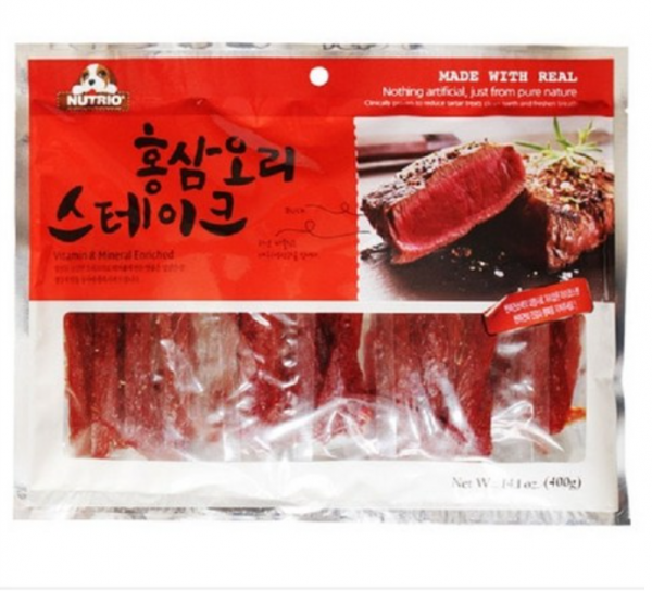 페오펫몰,[뉴트리오] 홍삼 오리스테이크 400g [최저가]