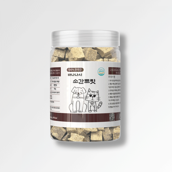 페오펫몰,[리뉴얼 중]바나나시 동결건조 자색고구마 트릿간식