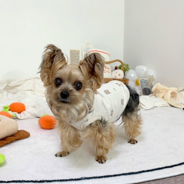 페오펫몰,디어아지 실내복 바니 토끼 민소매 티셔츠