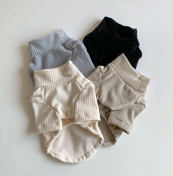 페오펫몰,디어아지 강아지 겨울 고급 목폴라 티셔츠