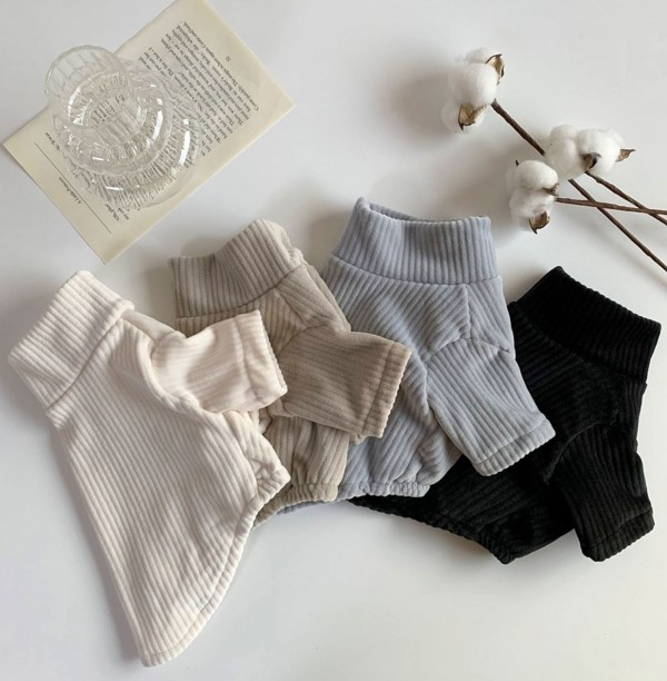 페오펫몰,디어아지 강아지 겨울 고급 목폴라 티셔츠