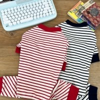 해피댕댕 베이직단가라올인원 (2color) 강아지 스트라이프 S - 2XL