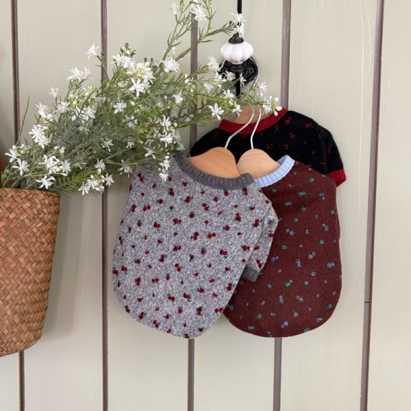 해피댕댕 로즈가디건 / 강아지 간절기 아우터 S-XL