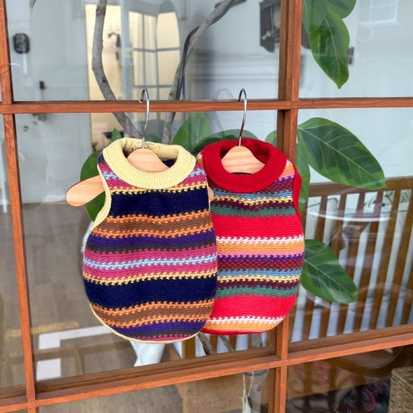 해피댕댕 베네가디건 / 강아지 촌캉스 아우터 조끼 XS-2XL