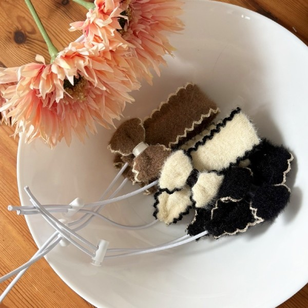 페오펫몰,해피댕댕 리본머리띠 / 강아지 앙고라 헤어밴드 S,L