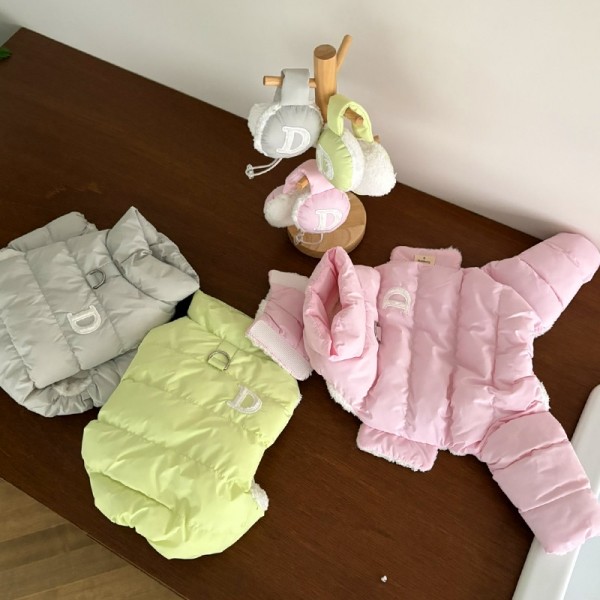 [해피댕댕] 빵빵 귀마개&올인원 / 입기쉬운 강아지 겨울올인원 S-2XL