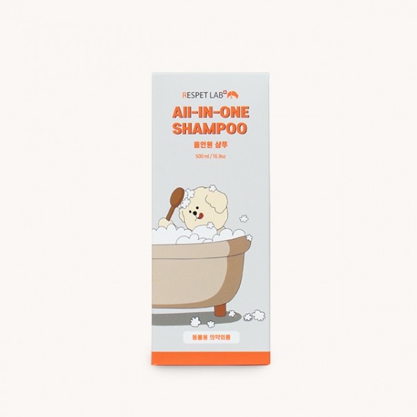 페오펫몰,리스펫랩 강아지 고양이 더 순한 저자극 올인원 샴푸 500ml