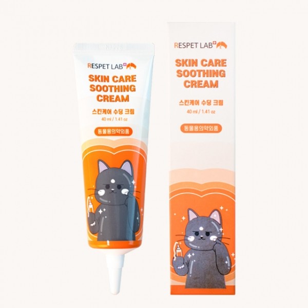 페오펫몰,리스펫랩 강아지 고양이 스킨 케어 수딩 크림 40ml