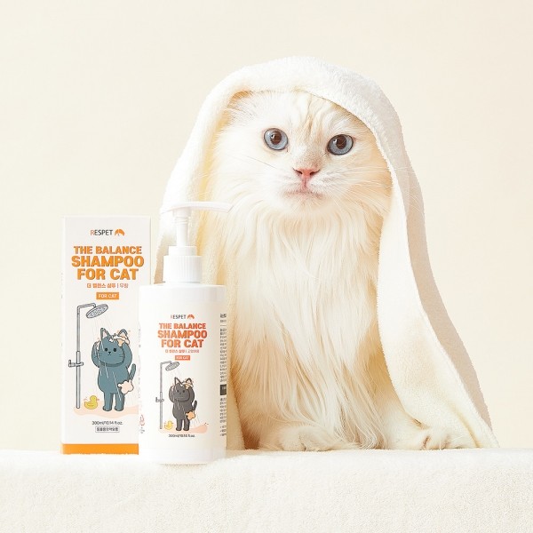 페오펫몰,리스펫 고양이 더 순한 저자극 더 밸런스 샴푸 포 캣 300ml