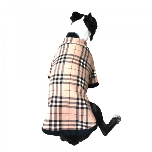 페오펫몰,[감사특가]체크안기모 스판티셔츠,강아지옷,스웻셔츠,애견옷,퍼스카프,채크리본