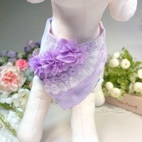 [따스한특가]꽃라일락 강아지반다나,강아지스카프,고양이스카프