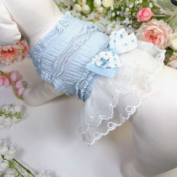 페오펫몰,플로피이얼스[꽃길특가]슈슈 강아지 크롭 강아지옷