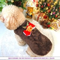 코코플리스 강아지 뽀글이조끼,후리스 양면조끼 애견옷 D링