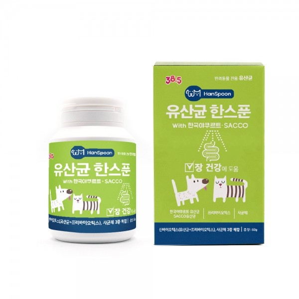 페오펫몰,38.5 강아지 고양이 프로바이오틱스 유산균한스푼