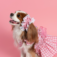 Ear Chouchou 2종 (Strawberry/Pink Check)