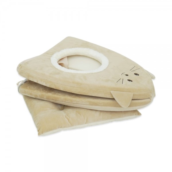 페오펫몰,개과천선 시에리 강아지 극세사 삼각 하우스