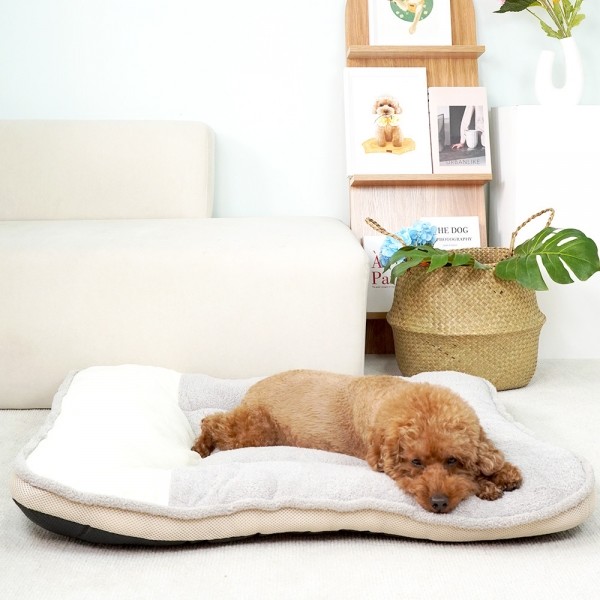 페오펫몰,개과천선 울 메쉬 강아지 사각 방석