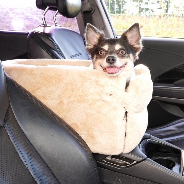 페오펫몰,개과천선 밍크 강아지 극세사 콘솔 카시트 (콘솔백 별도 판매)