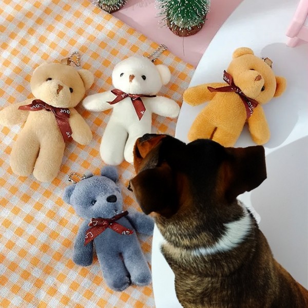 페오펫몰,개과천선 테디베어 인형 강아지 장난감 색상랜덤 2P
