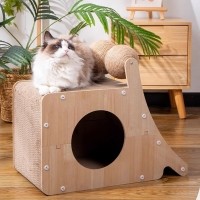 개과천선 어몽드 미앤더 고양이 스크래쳐 하우스