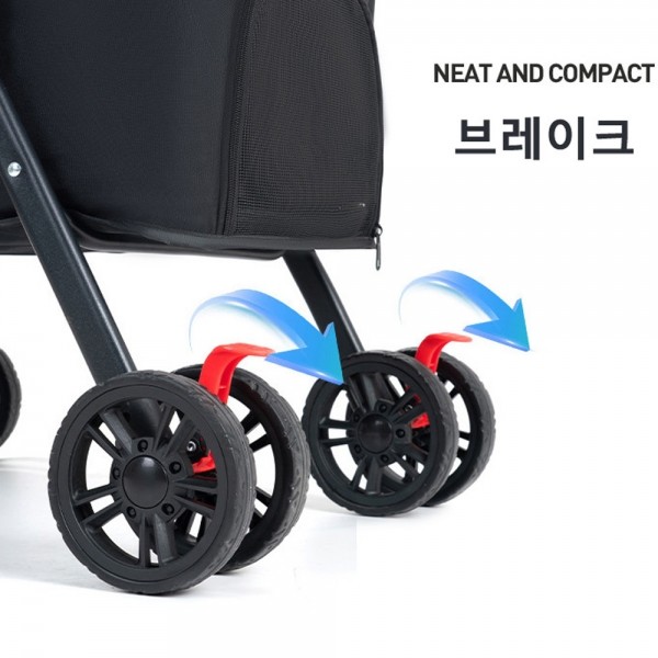 페오펫몰,[여름맞이특가] 개과천선 어비스 강아지 유모차