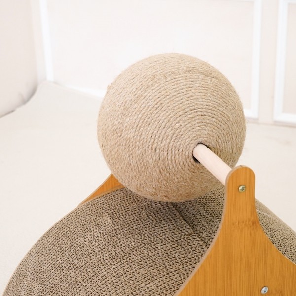 페오펫몰,개과천선 어몽드 세미링 고양이 스크래쳐 하우스