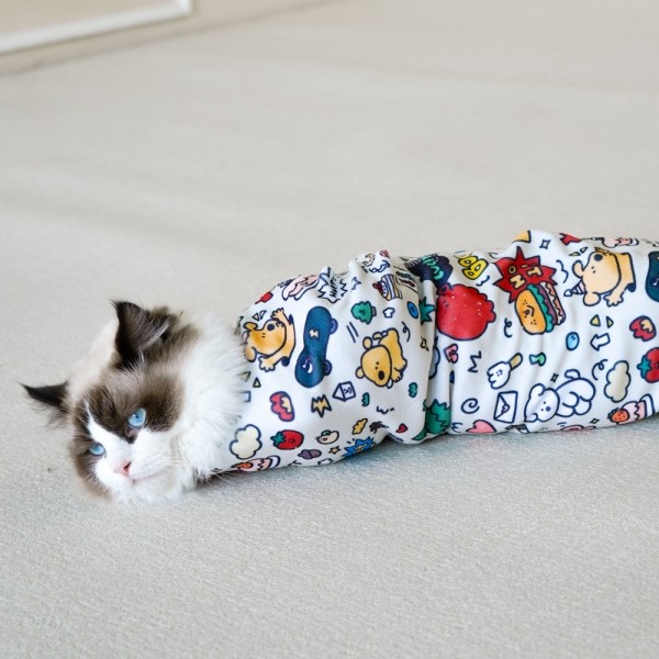 페오펫몰,개과천선 트랩핑 고양이 블랭킷