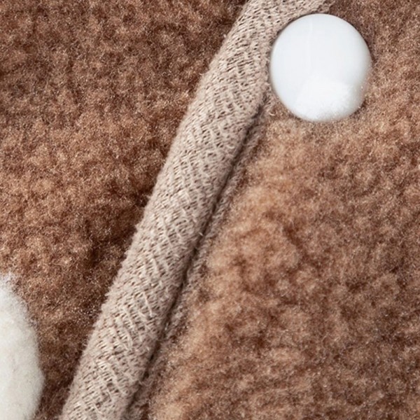 페오펫몰,개과천선 로로베어 뽀글이 반려동물 조끼