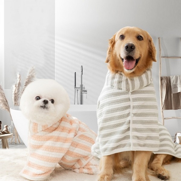 페오펫몰,개과천선 보송이 강아지 목욕가운