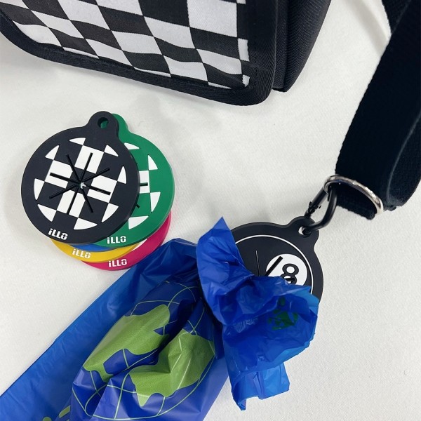 페오펫몰,일로 강아지 풉백 홀더 산책 배변봉투 디스펜서 똥봉투 파우치 똥츄 걸이 케이스 키링