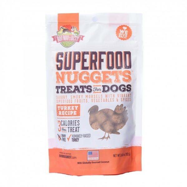 페오펫몰,와일드독 부부스 베스트 슈퍼푸드 너겟 트릿 강아지간식 102g