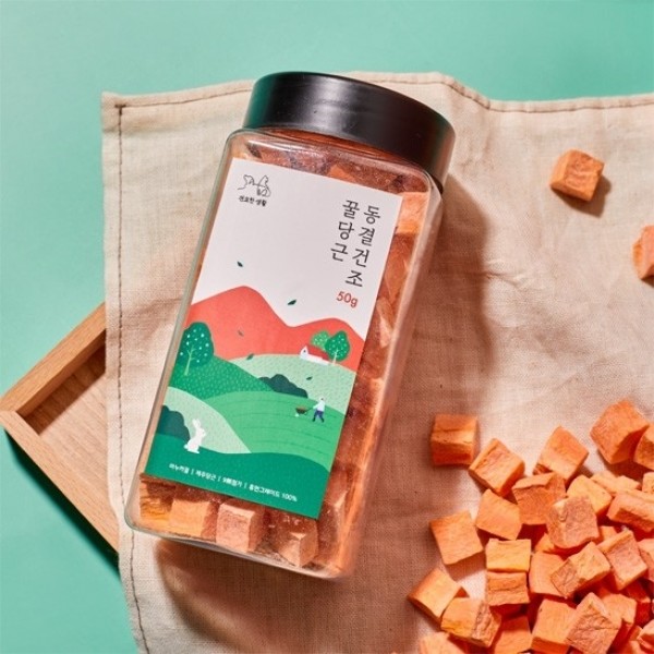 페오펫몰,견묘한생활 동결건조 간식 꿀당근 50g [최저가]