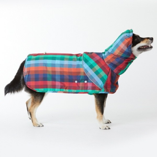 페오펫몰,페딕트 워터프루프 레인코트 멀티체크 (M~5XL) [최저가]