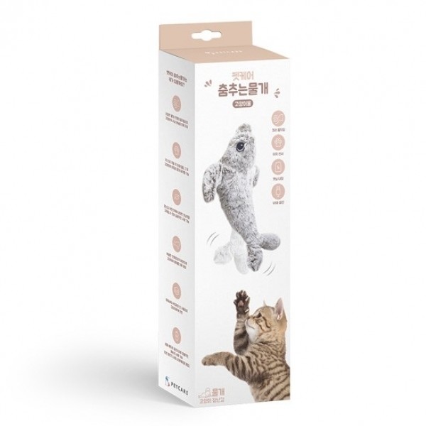 페오펫몰,펫케어 춤추는물개 (움직이는 로봇 생선 고양이 캣닢 자동 장난감) [최저가]