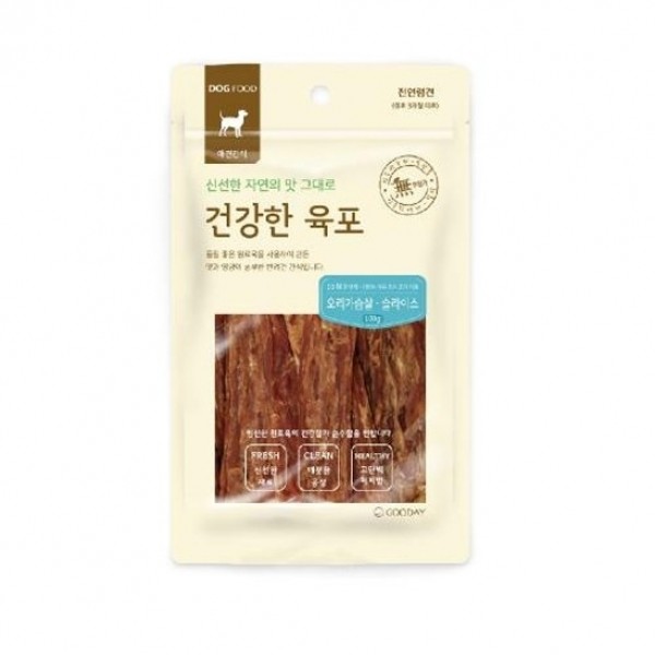 페오펫몰,건강한육포 오리가슴살 슬라이스 100g [최저가]