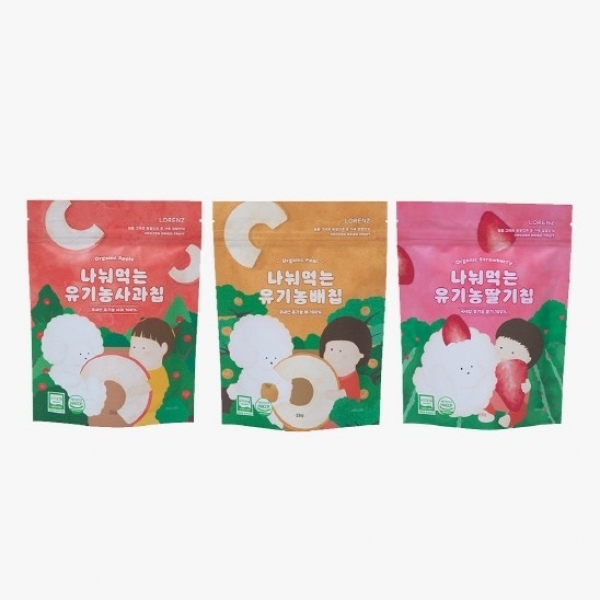 페오펫몰,[로렌츠] 강아지 간식 나눠먹는 딸기칩 15g [최저가]